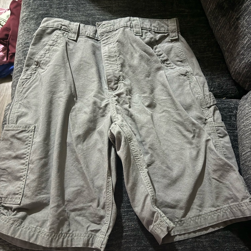 Carhart men’s grey cargo shorts